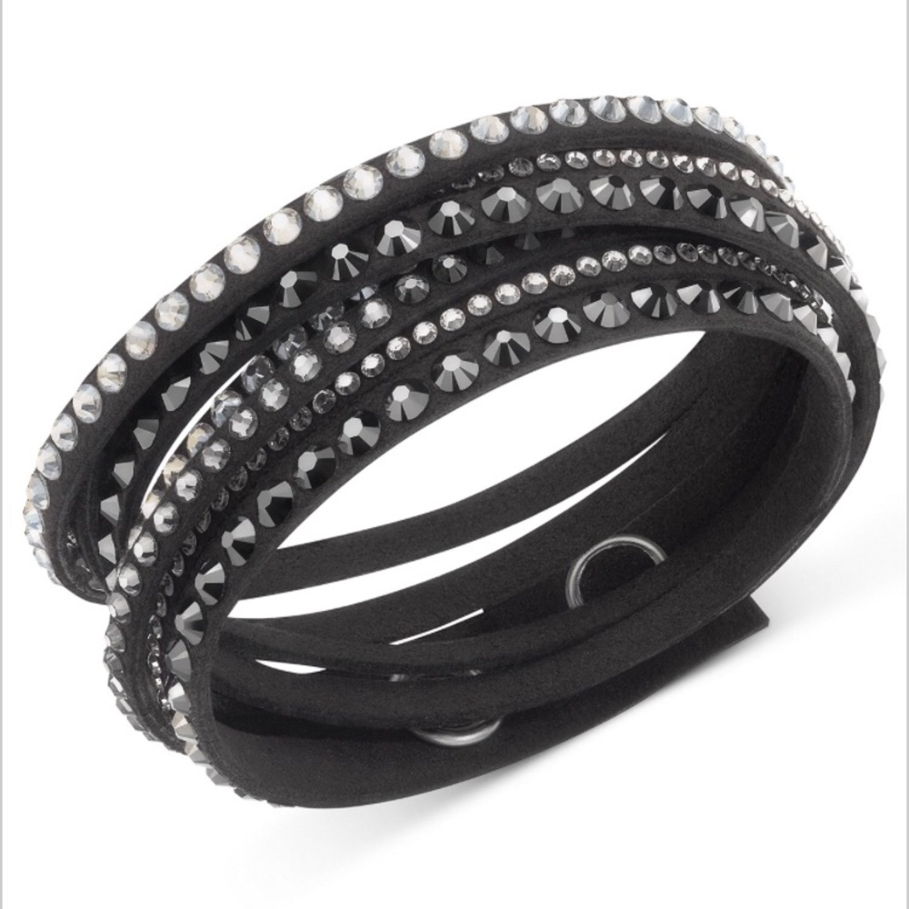 Swarovski Slake Deluxe Crystal Stud Wrap Bracelet